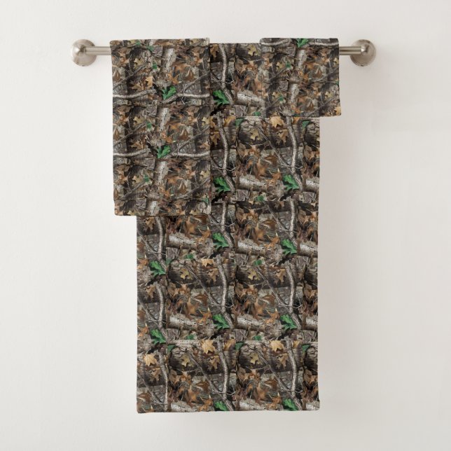 CONJUNTO DE TOALHAS CAMO DE CAMO DE BANHO #1 TOWEL SET (Insitu)