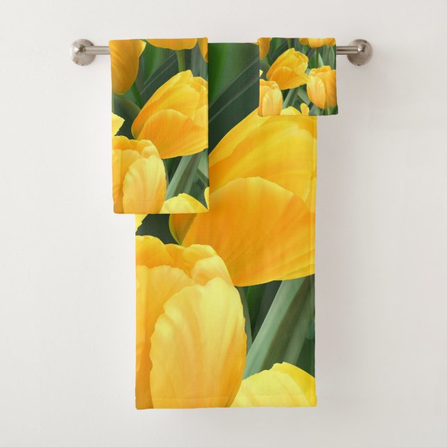 Conjunto De Toalhas Campo amarelo das tulipas (Insitu)