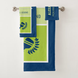 Conjunto De Toalhas Campo de seleção com texto personalizado