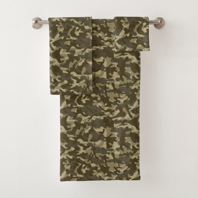 Conjunto De Toalhas Camuflagem Central (Insitu)