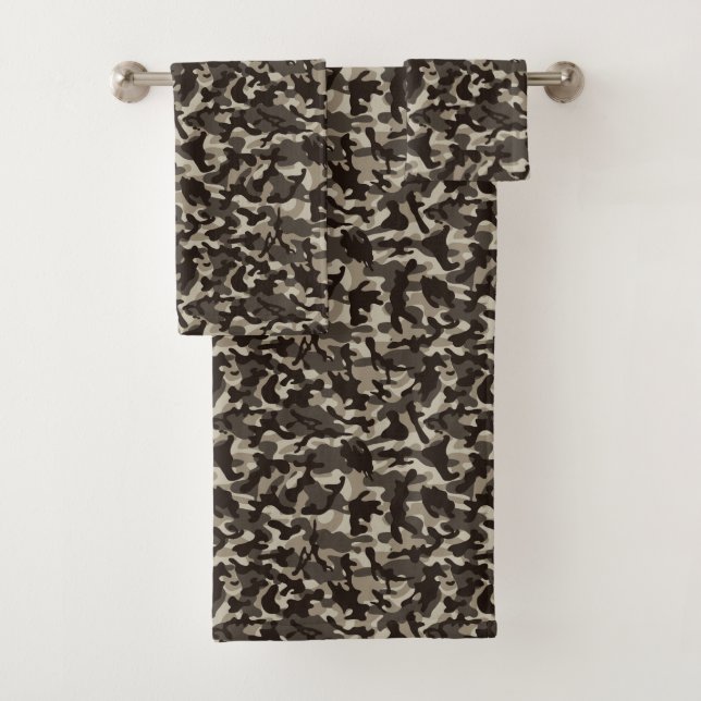 Conjunto De Toalhas Camuflagem de Quarto Fechado (Insitu)