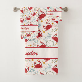 Conjunto De Toalhas Cancer Baby | Cuddles gentis para seu caranguejo