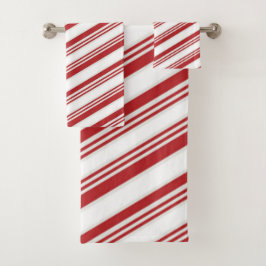 Conjunto De Toalhas Candy Cane