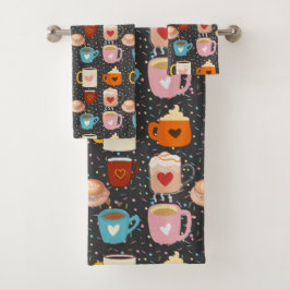 CONJUNTO DE TOALHAS CANECAS