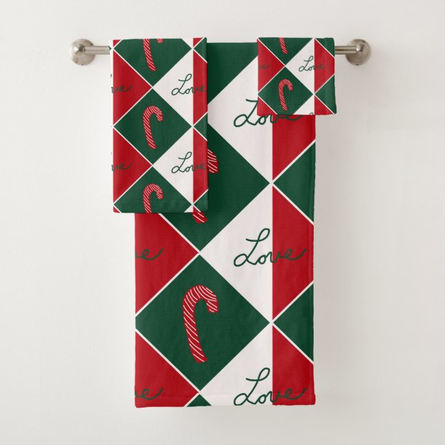 Conjunto De Toalhas Canes de Amor e Doces (Insitu)