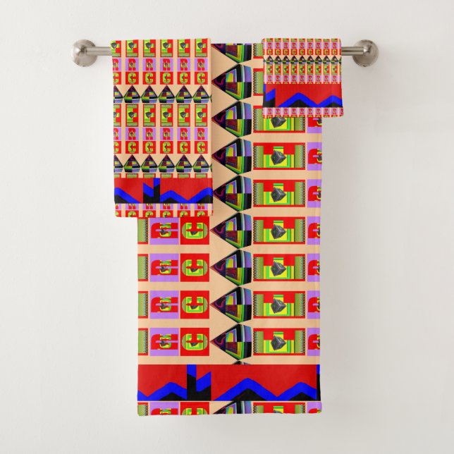 Conjunto De Toalhas Caneta Alfabeto Aleatório + Aparar (Insitu)