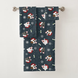 Conjunto De Toalhas Caninos papais noeis