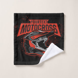 Conjunto De Toalhas Capacete personalizado de motocross-Racing em bici