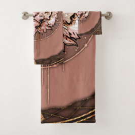 Conjunto De Toalhas Captivação e representação artística de um tigre