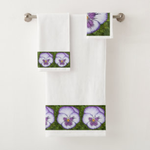 Conjunto De Toalhas Cara roxa do amor perfeito