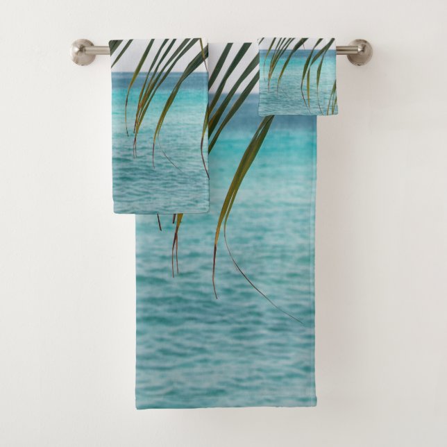 Conjunto De Toalhas Caribe do Sol Sopro Palm 1 (Insitu)
