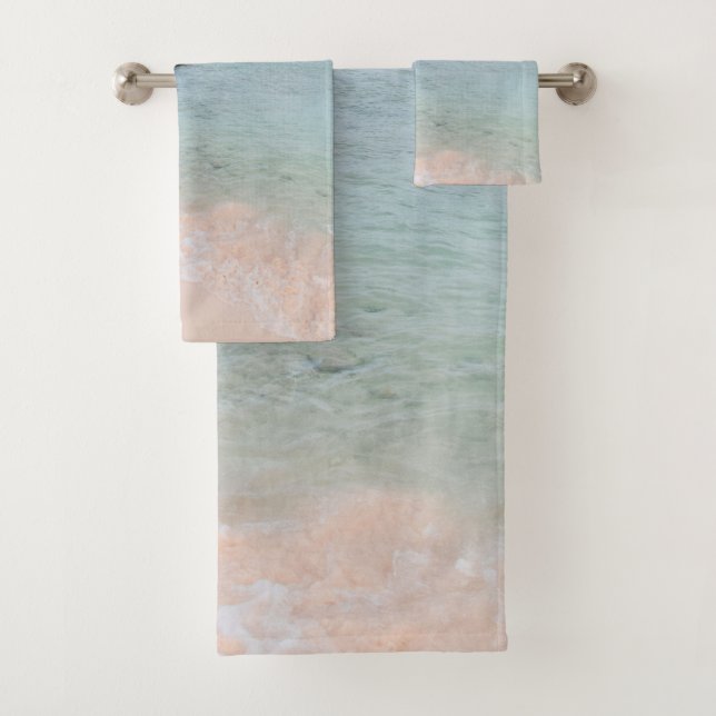 Conjunto De Toalhas Caribe Ocean Beach Bliss #4 #tropical #wall (Insitu)