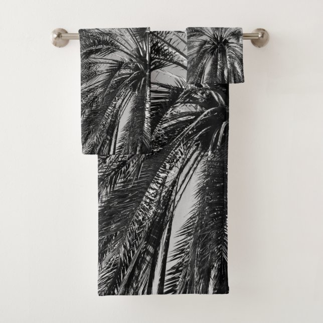 Conjunto De Toalhas Caribe Palm Trees Beach #7 #tropical #art (Insitu)