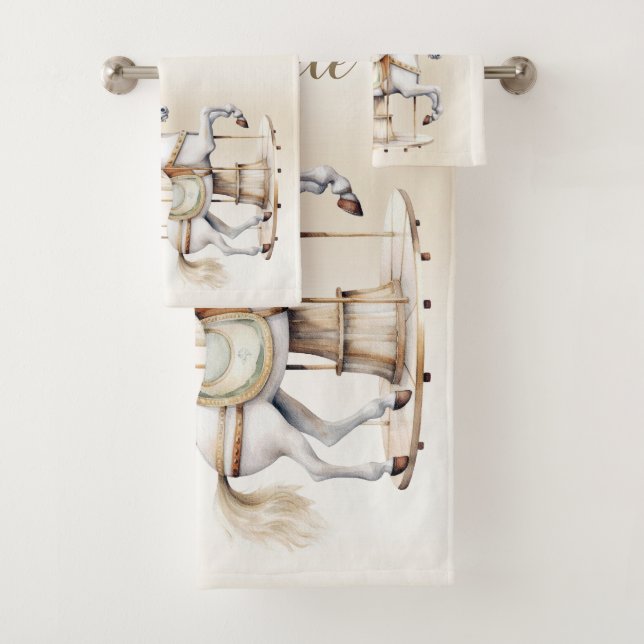 Conjunto De Toalhas Carnaval de circo de feliz vai redondo bonito (Insitu)