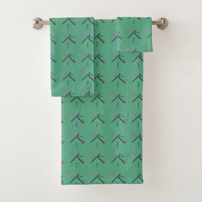 Conjunto De Toalhas Carpete do aeroporto PDX (Insitu)