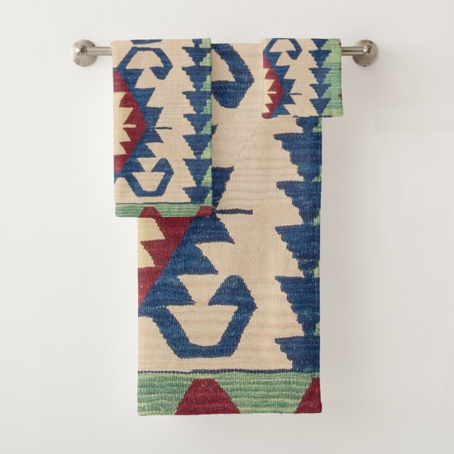 Conjunto De Toalhas Carpete Oriental Killim (Insitu)