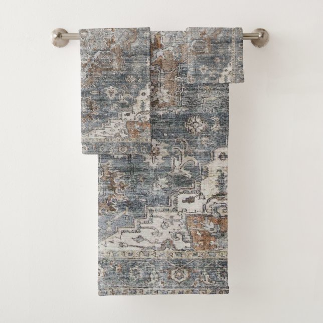 Conjunto De Toalhas Carpete Persa Turco Oriental (Insitu)