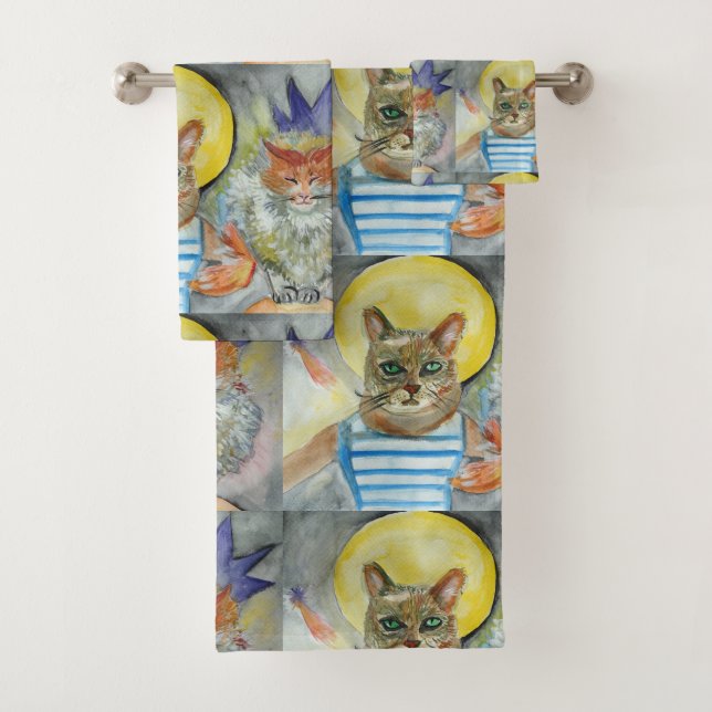 Conjunto De Toalhas Cars Watercolor Art (Insitu)