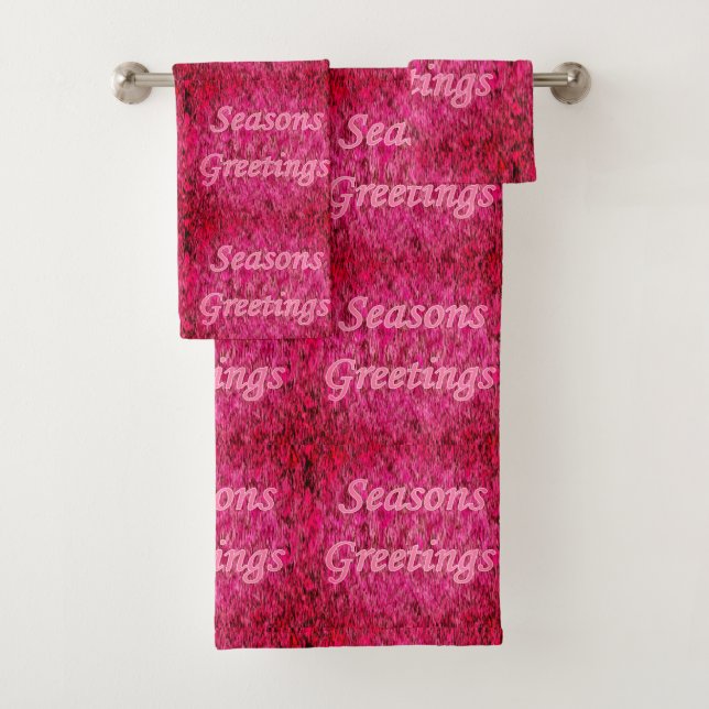 Conjunto De Toalhas Cartões de natal (Insitu)