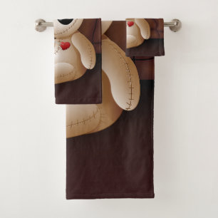 Conjunto De Toalhas Cartoon Doll Voodoo Apaixonado