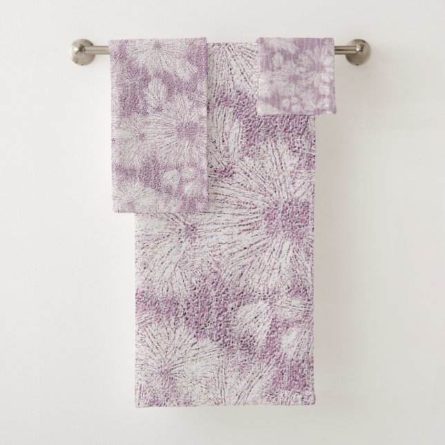 Conjunto De Toalhas Casa de Campo Velvety Lilac Daisy (Insitu)