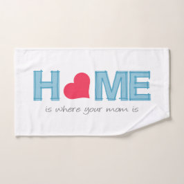 Conjunto De Toalhas Casa é onde sua mãe está