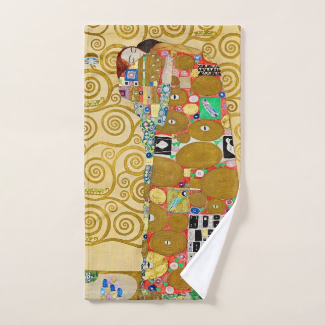 Conjunto De Toalhas Casal Gustav Klimt Fulfillment Nouveau (Toalha de mão)