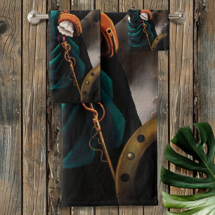 Conjunto De Toalhas Casal Steampunk vitoriano