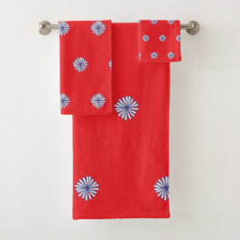 Conjunto De Toalhas Casas Brancas - Casa do Presente Vermelho