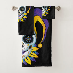 Conjunto De Toalhas Caveira da Dama Bufa