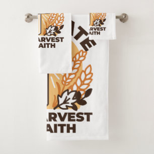 Conjunto De Toalhas Celebração da Faith Harvest - Arte Inspiradora