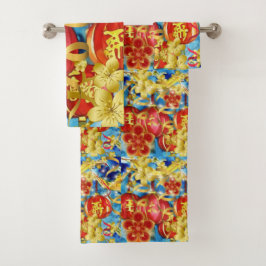 Conjunto De Toalhas Celebrações Chinesas