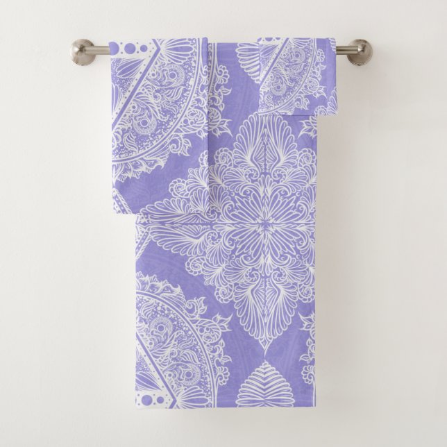 Conjunto De Toalhas Celestial Diamond Mandala (Insitu)