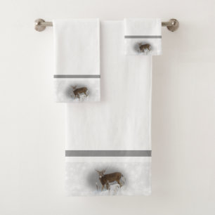 Conjunto De Toalhas Cervos de Whitetail