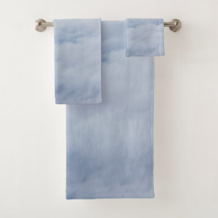 Conjunto De Toalhas Céu Pastel e Sonho de Nuvens Macias 1