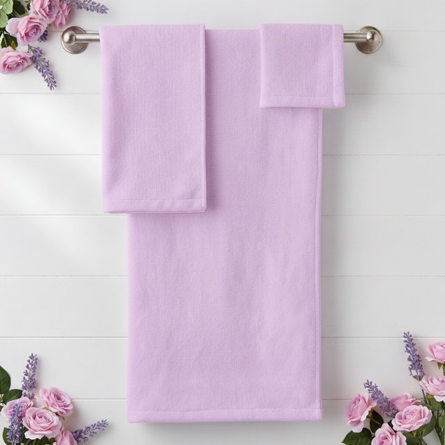 Conjunto De Toalhas Chá de casamento de Lavanda rosa (Criador carregado)