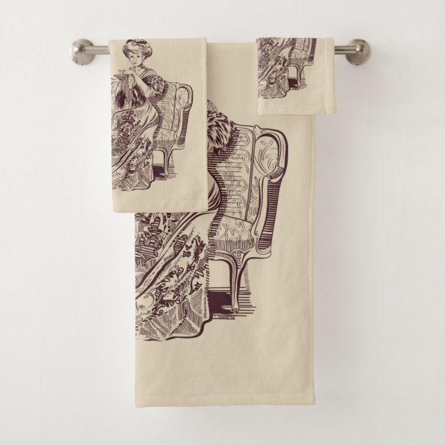 Conjunto De Toalhas chá de senhorita (Insitu)