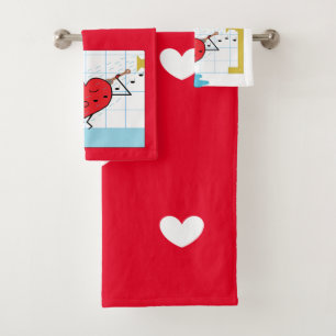 Conjunto De Toalhas Chá você com amor: