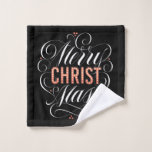 Conjunto De Toalhas Chalkboard Merry CHRISTmas Marquee Negro Religioso<br><div class="desc">Acenda o seu nome em luzes de marque e faça as pessoas lembrarem-se do porquê de dizermos "Feliz Natal". Esta design vem em algumas variações e você pode querer verificá-las todas para ver exatamente que direção você quer tomar. A inscrição profissional de Ivan Angelic pode ser vista a preto para...</div>