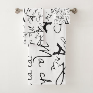 Conjunto De Toalhas Charm de Paris