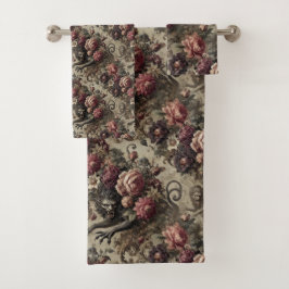 Conjunto De Toalhas Château des Loups - Vitoriano Gótico