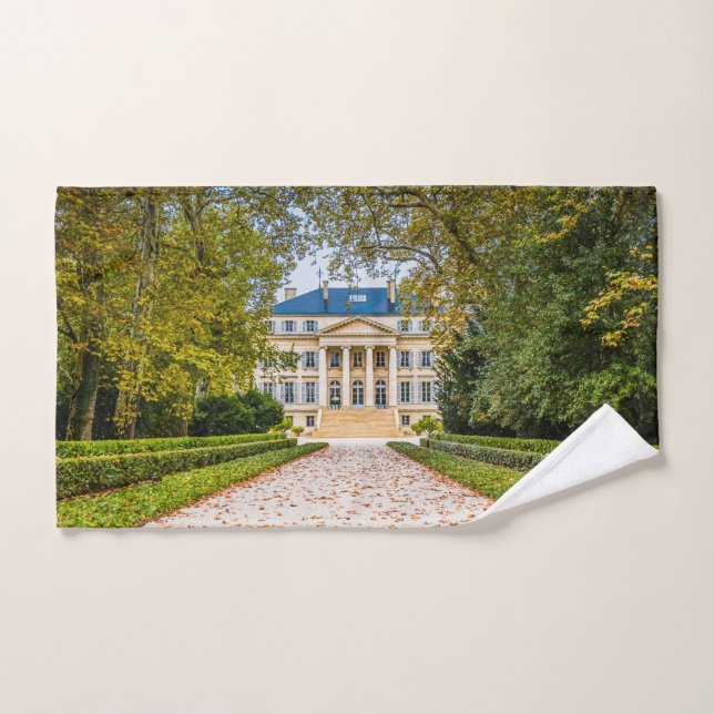 Conjunto De Toalhas Chateau Margaux, França (Toalha de mão)