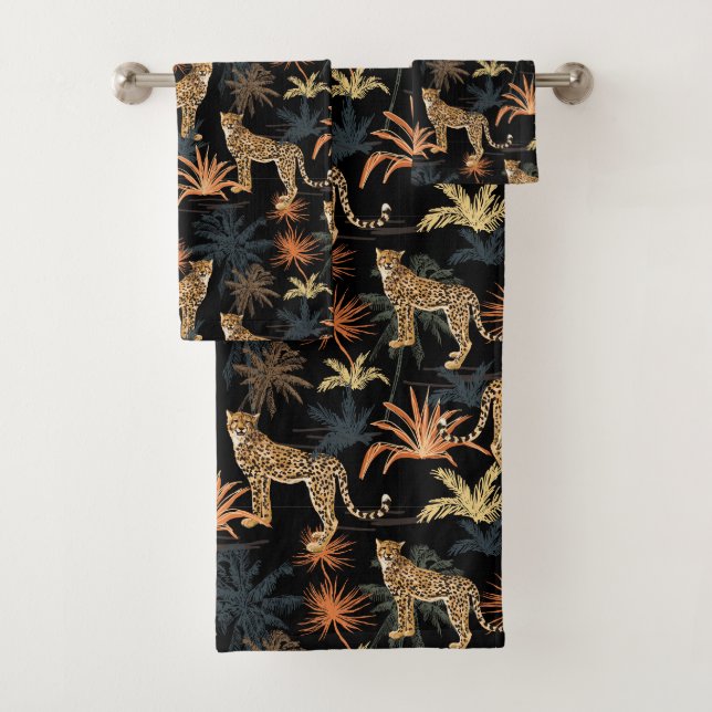 Conjunto De Toalhas Cheetahs Bath Towel Set (Insitu)