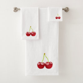 Conjunto De Toalhas cherries