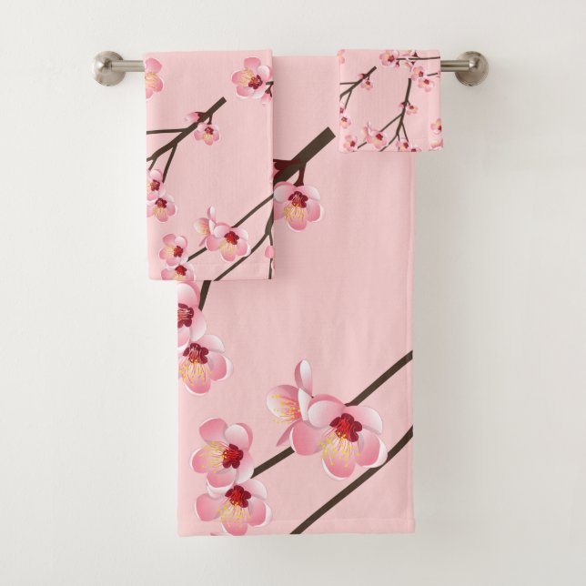 Conjunto De Toalhas Cherry Blossom (Insitu)