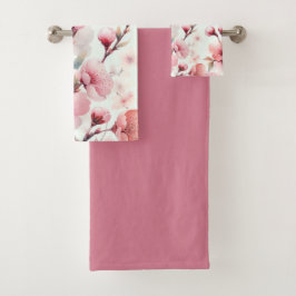 Conjunto De Toalhas Cherry Blossom