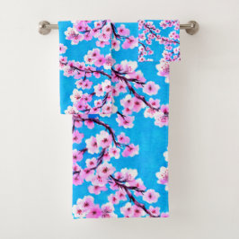Conjunto De Toalhas Cherry Blossoms