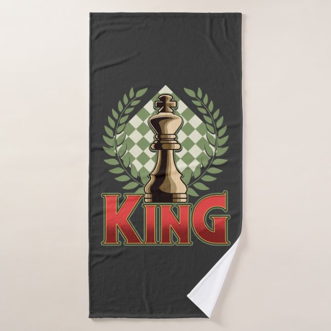Conjunto De Toalhas Chess King (Toalha de Banho)