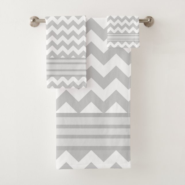 Conjunto De Toalhas Chevron (Insitu)
