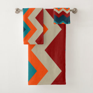 Conjunto De Toalhas Chevron Sudoeste